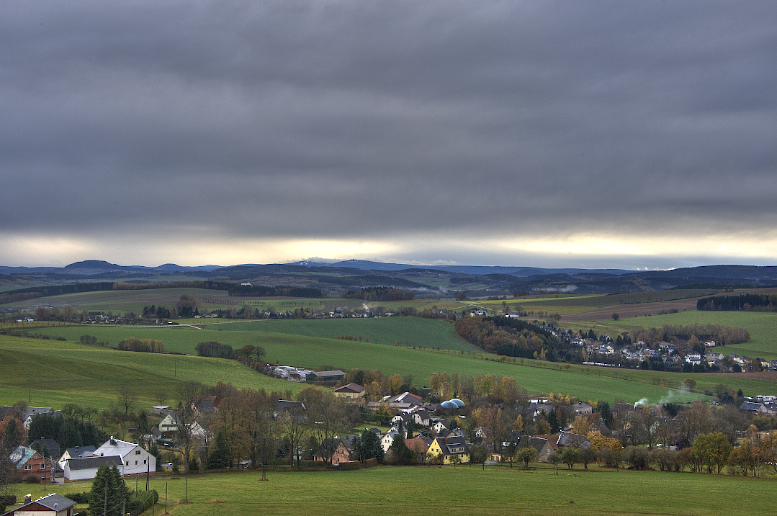 Sicht von der Dittersdorfer Höhe